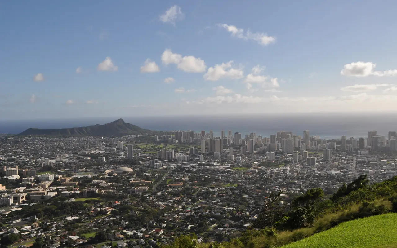 Diamond Head and Waikiki, Honolulu