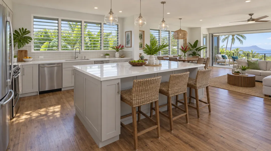 Light gray shaker island kitchen cabinet refacing style